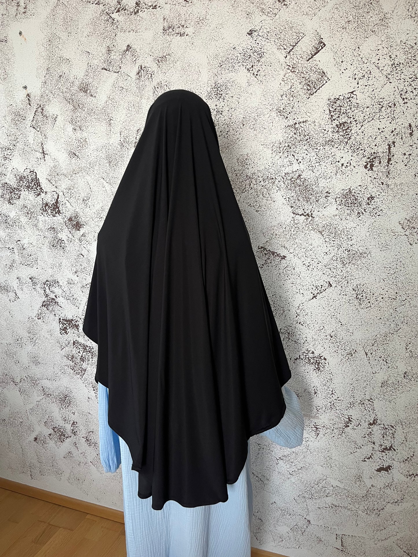 Jersey Khimar midi schwarz