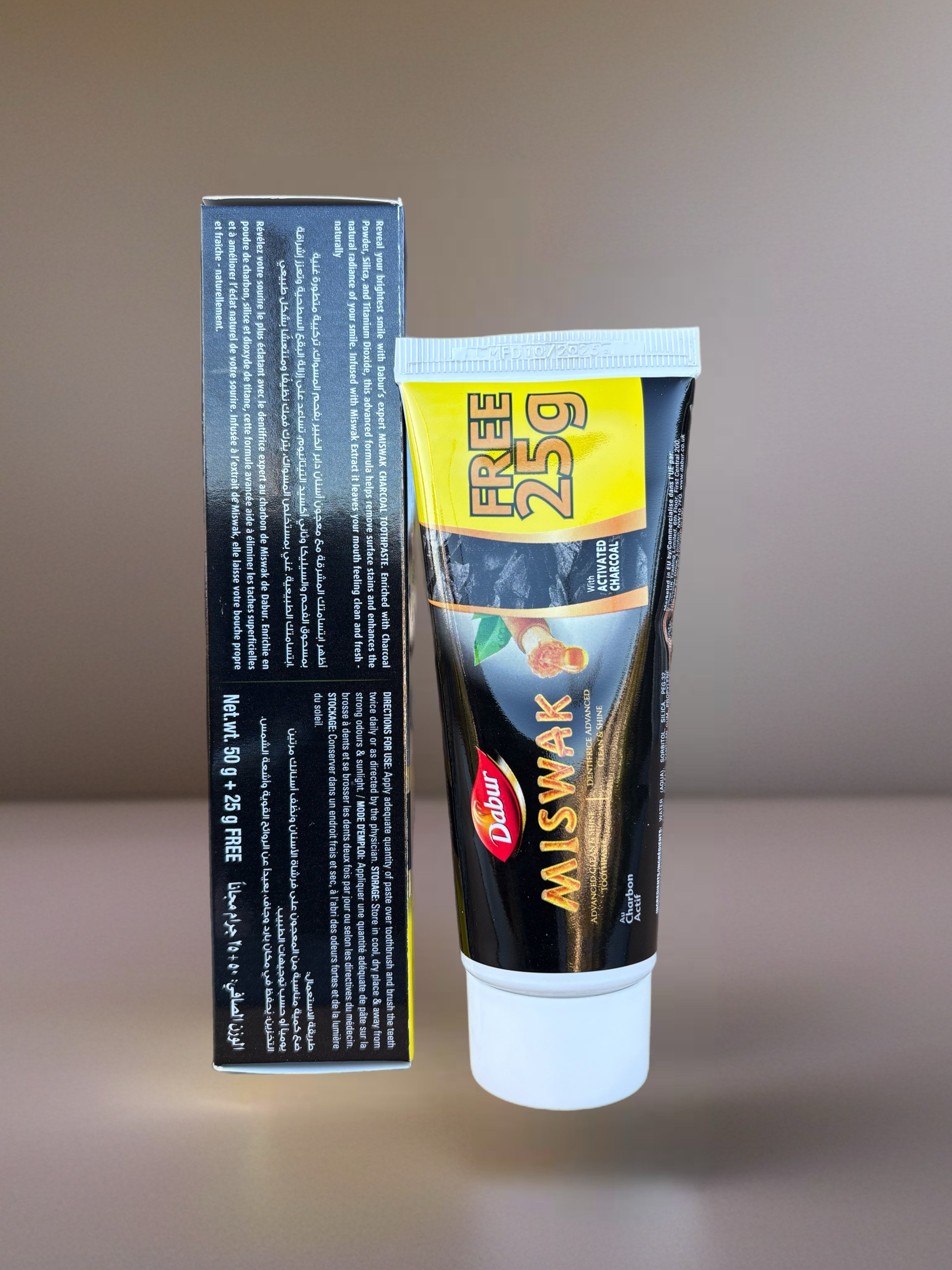Miswak Pasta Aktivkohle (Dabur)