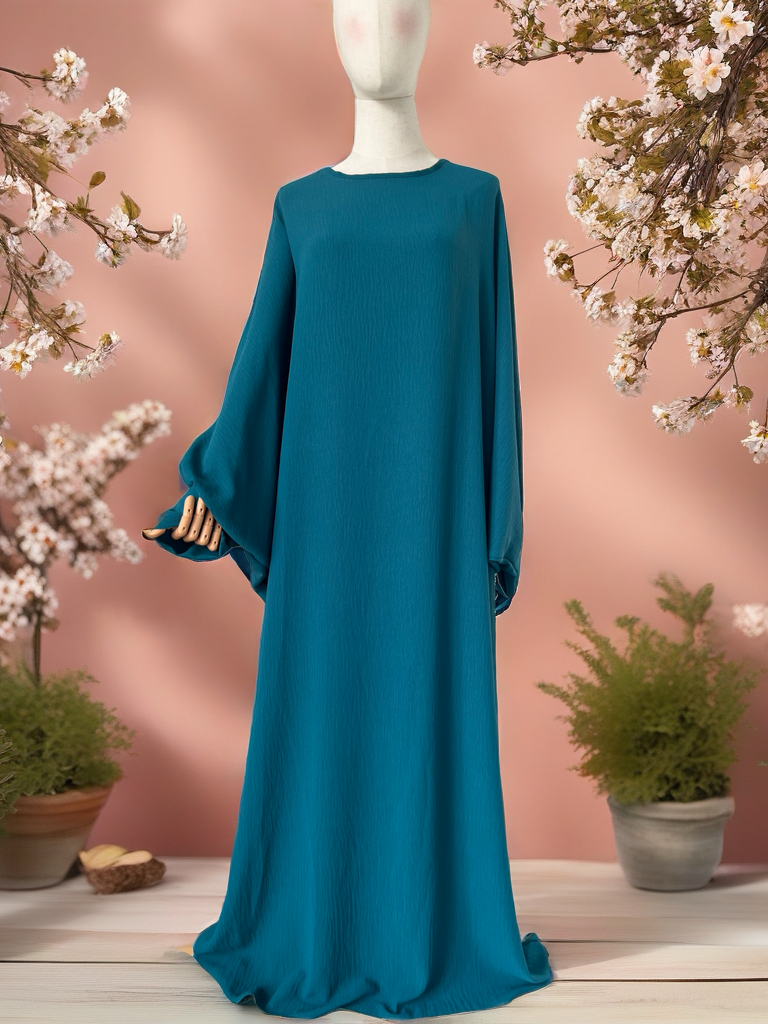 Abaya Farasha (Petrolblau)