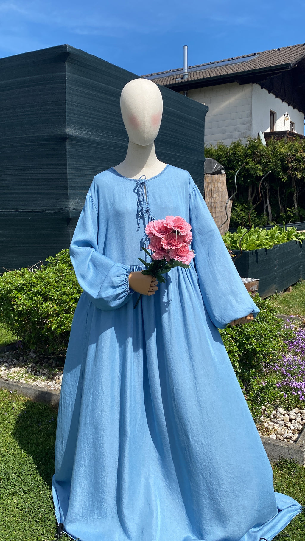 Cotton Abaya Denim