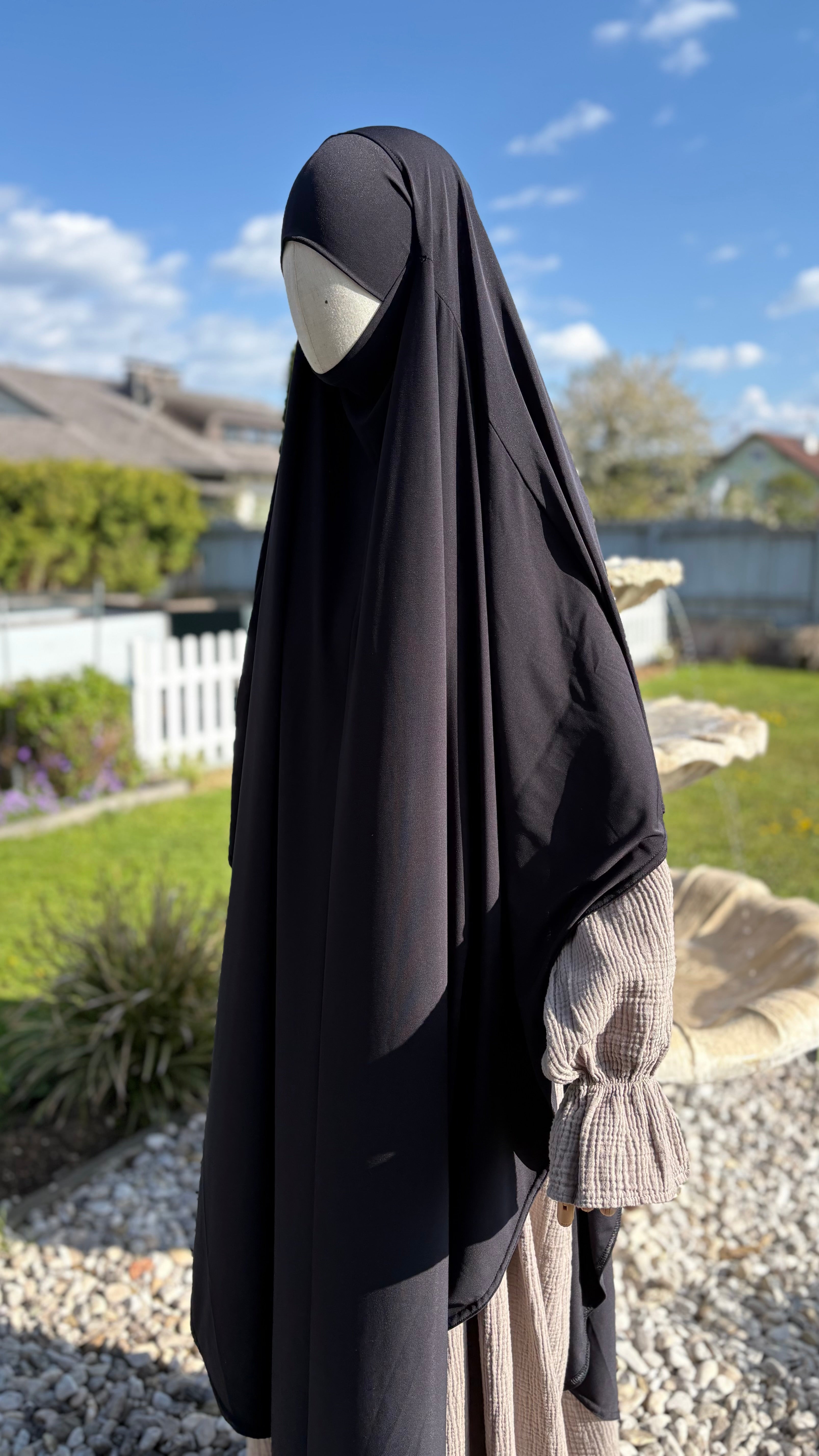 XXL Khimar Amira (schwarz)