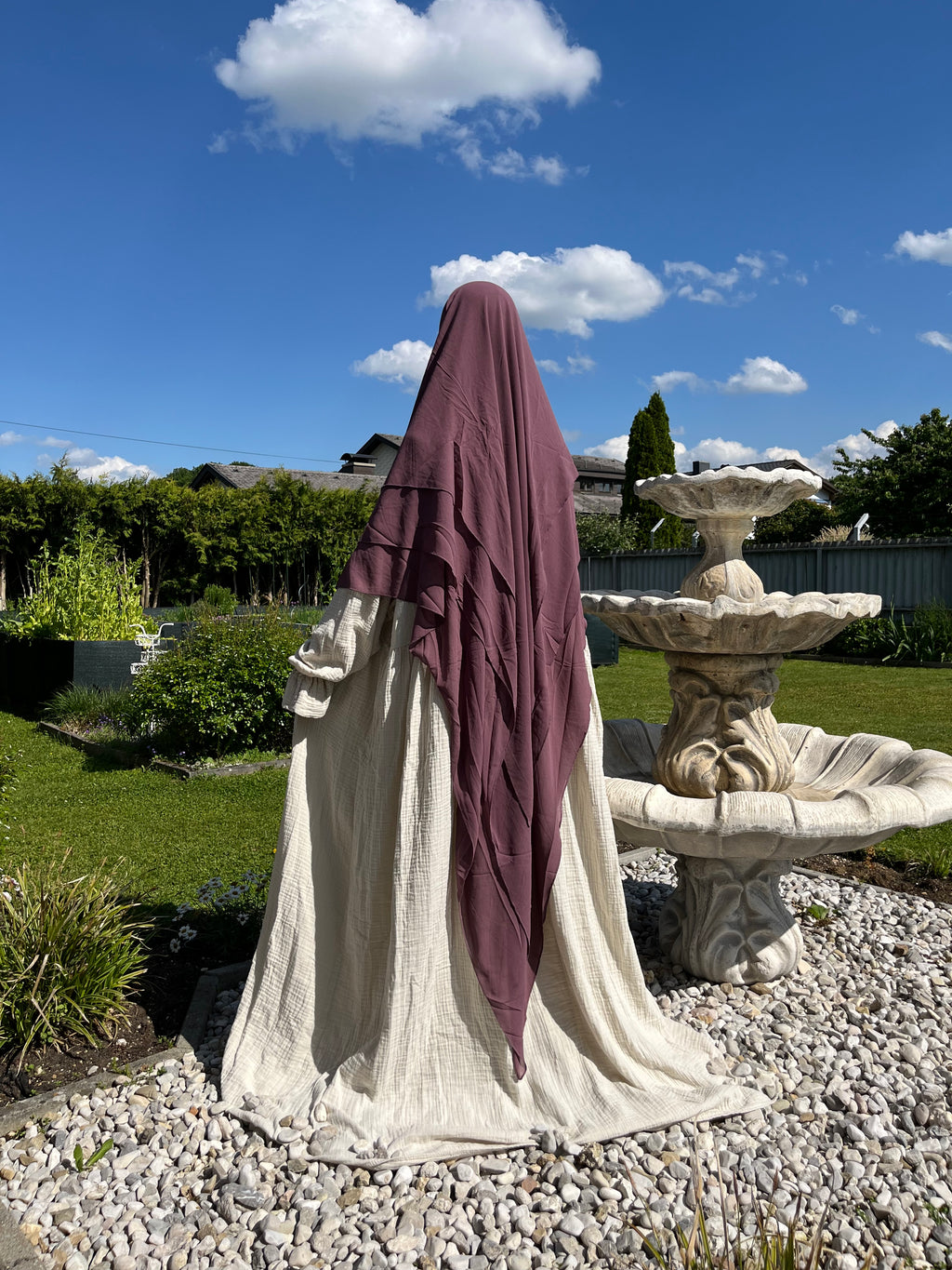 XXL Khimar Dreilagig