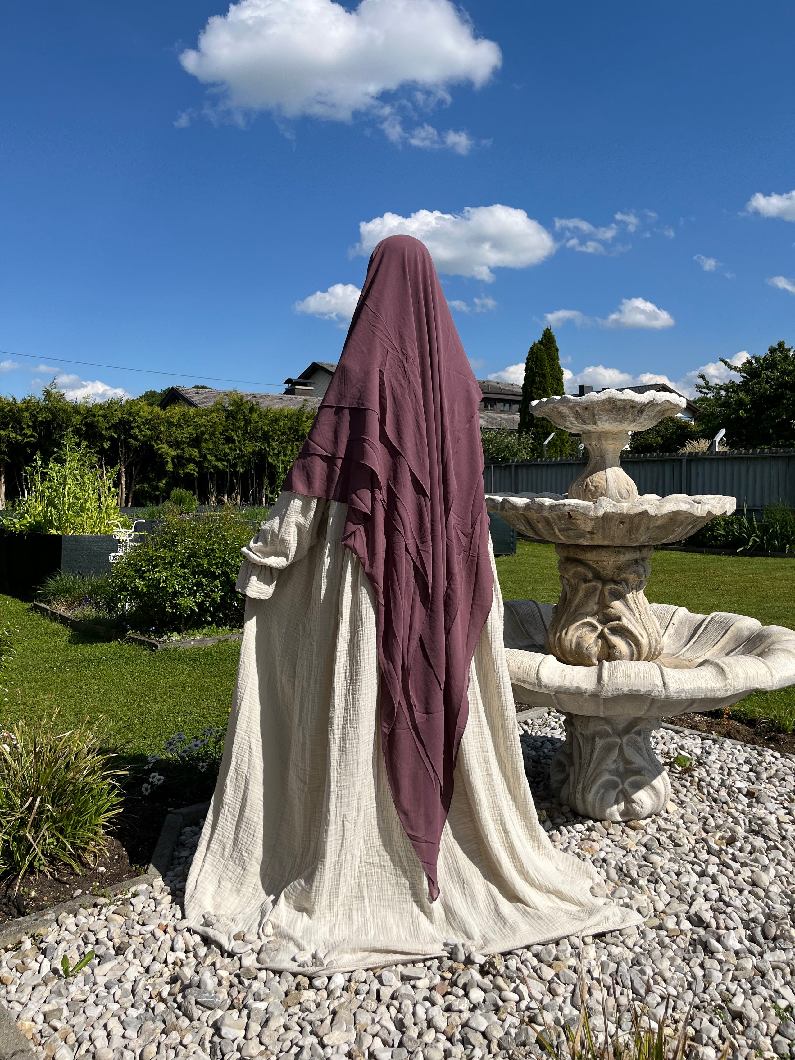 XXL Khimar Dreilagig