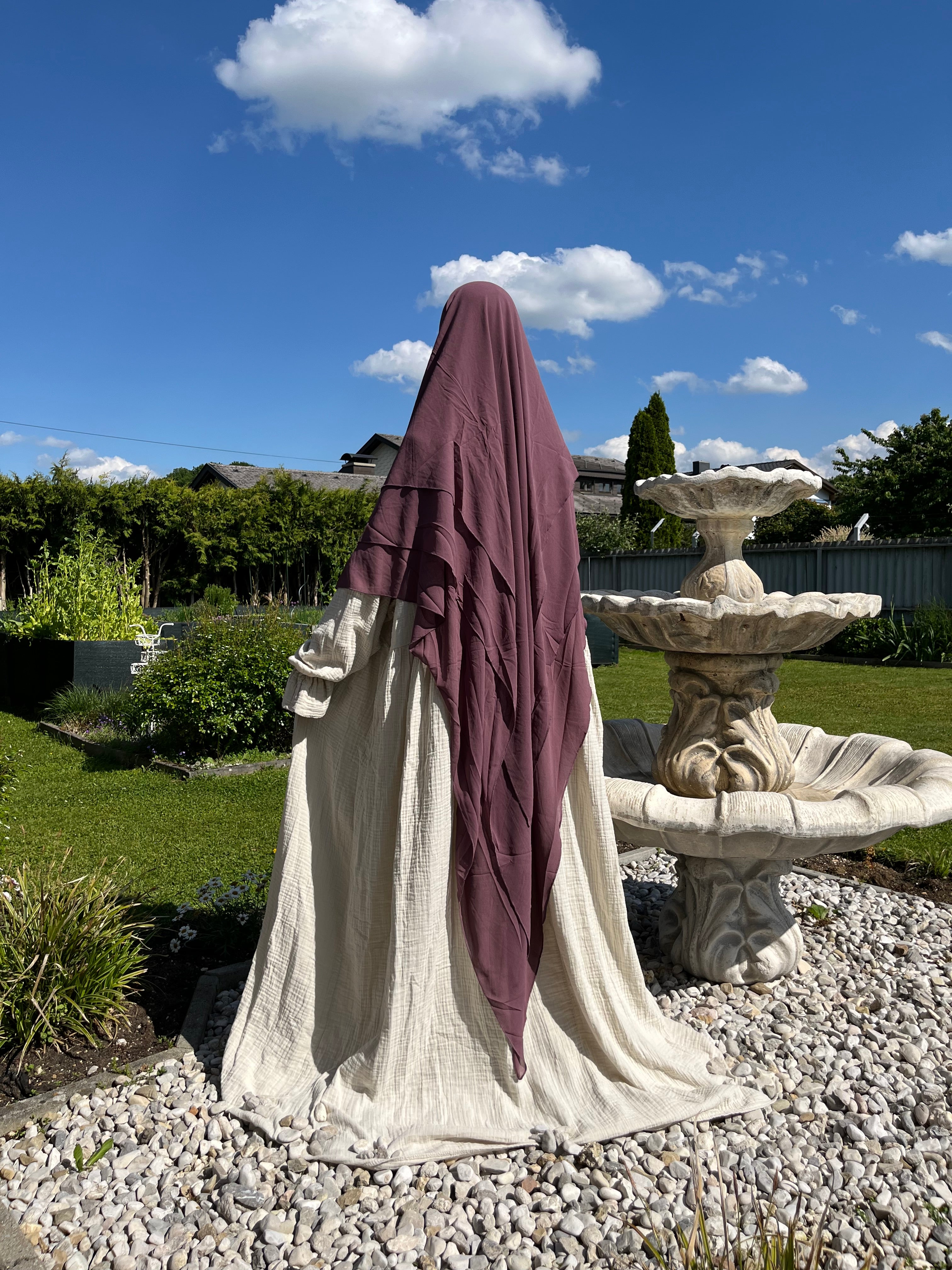 XXL Khimar Dreilagig