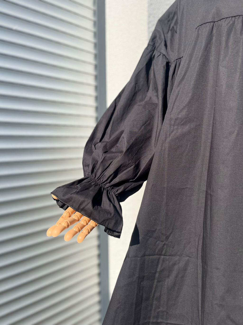 Abaya Popeline (schwarz)