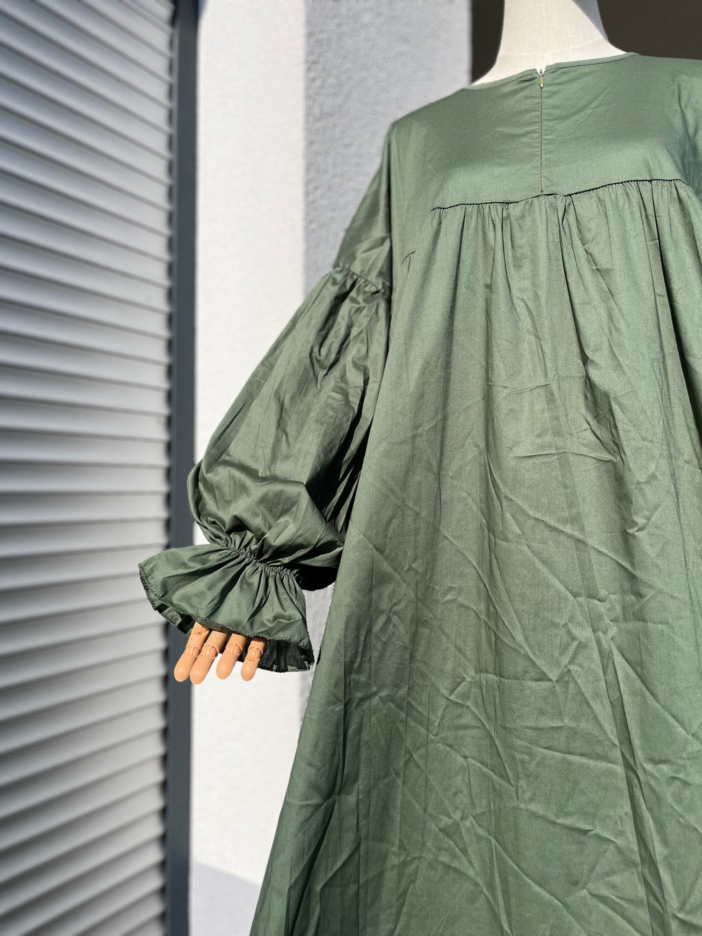 Abaya Popeline (kaki)