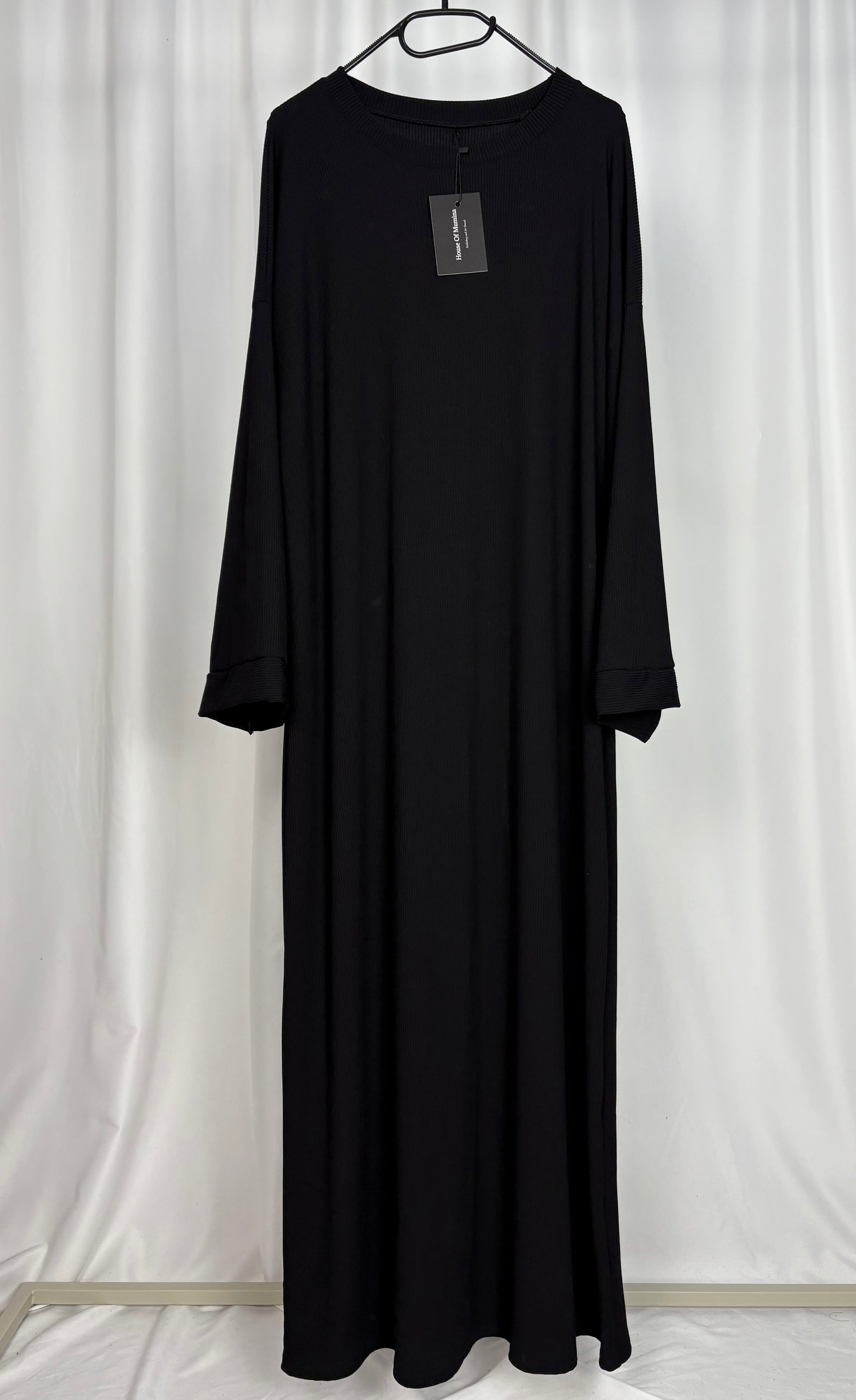 Basic Winter Abaya (schwarz) 1,40m