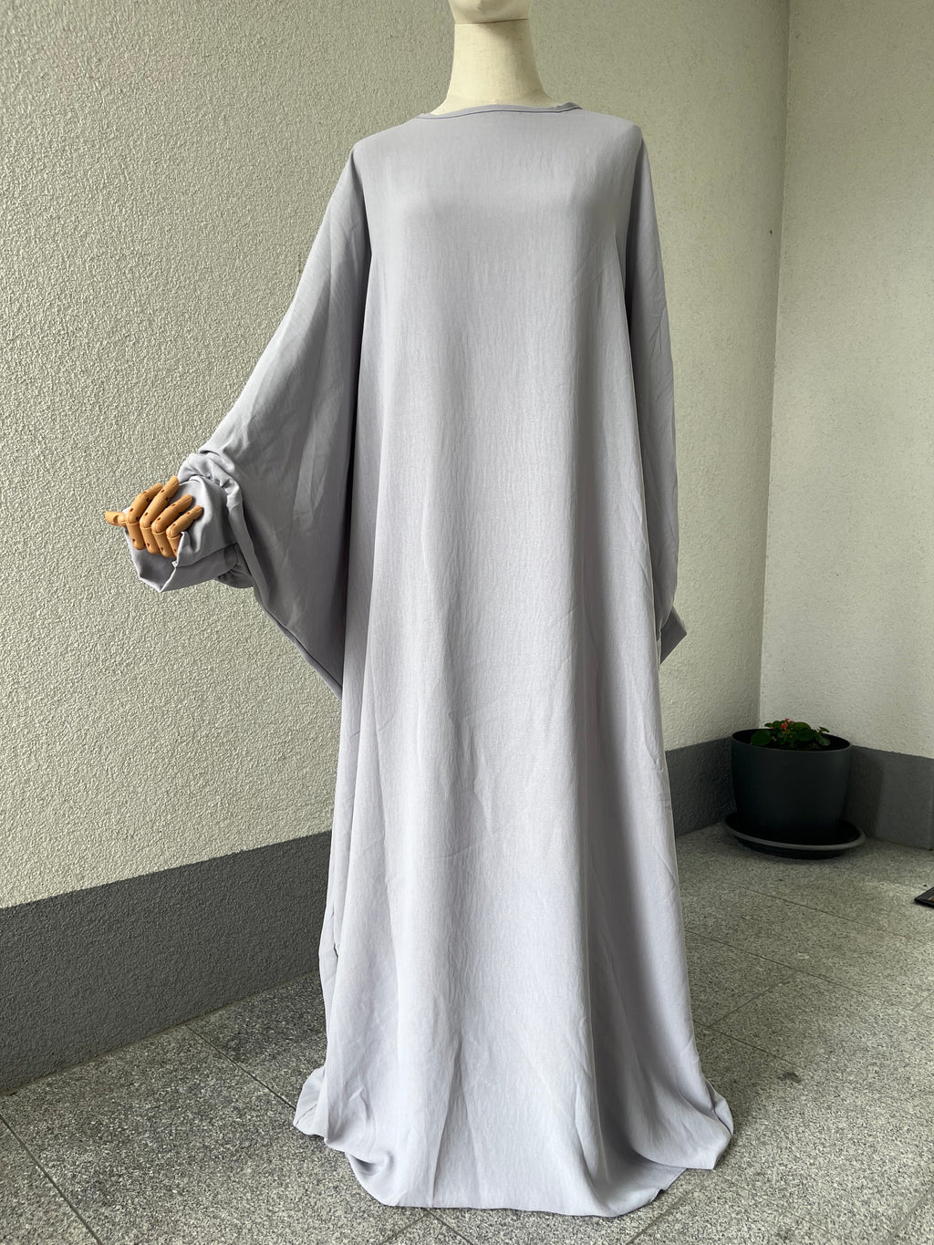 Abaya Farasha (Hellgrau)