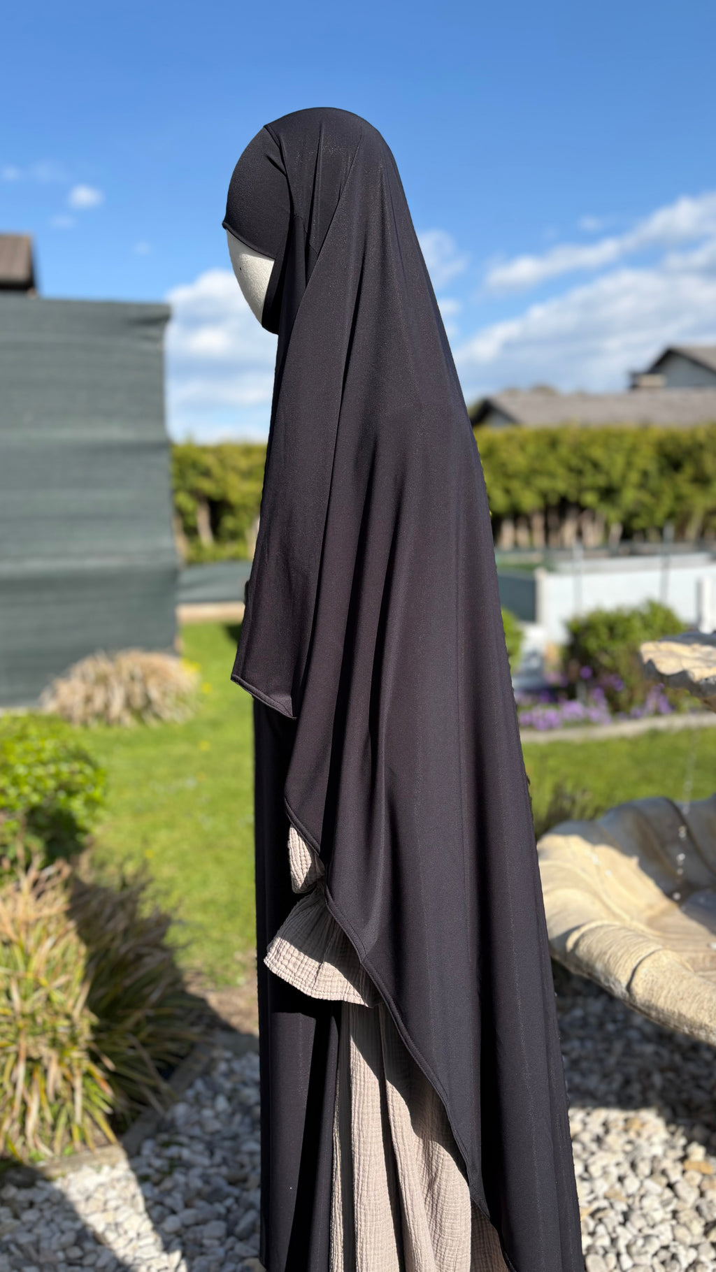 XXL Khimar Amira (schwarz)