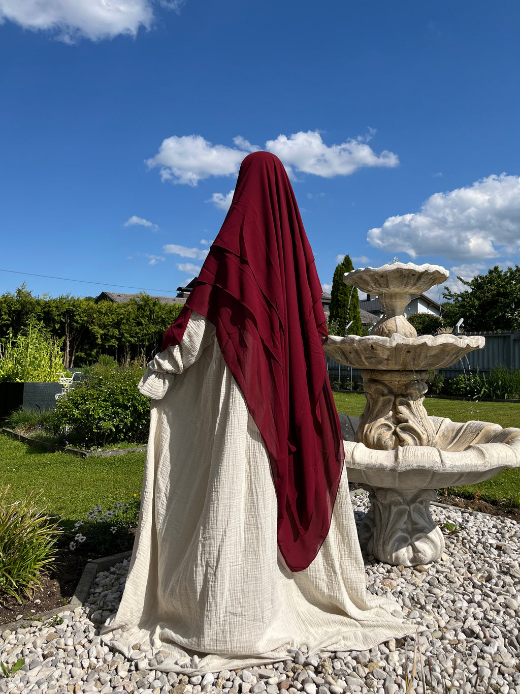 XXL Khimar Dreilagig