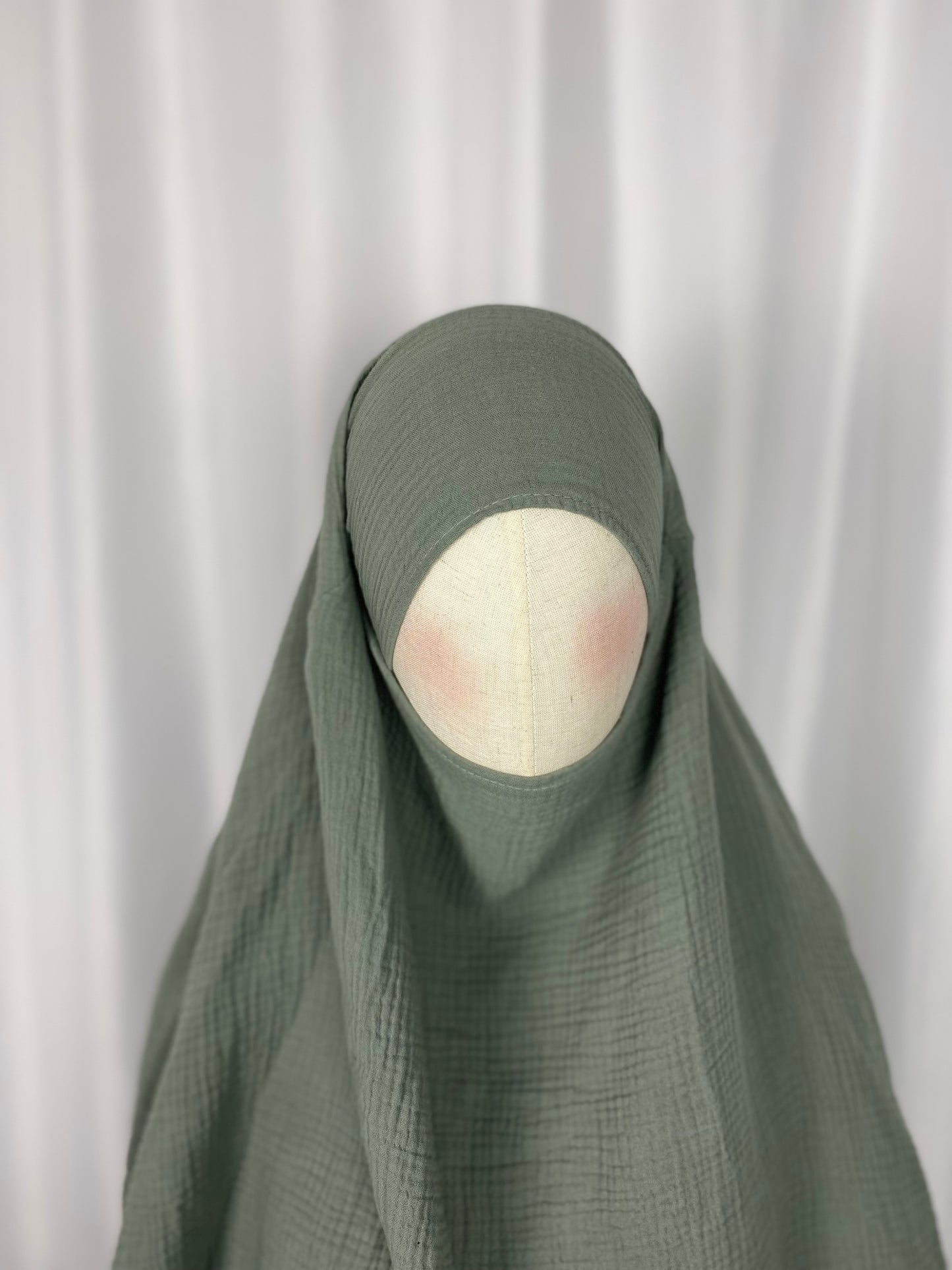 Khimar Baumwolle Pistazie