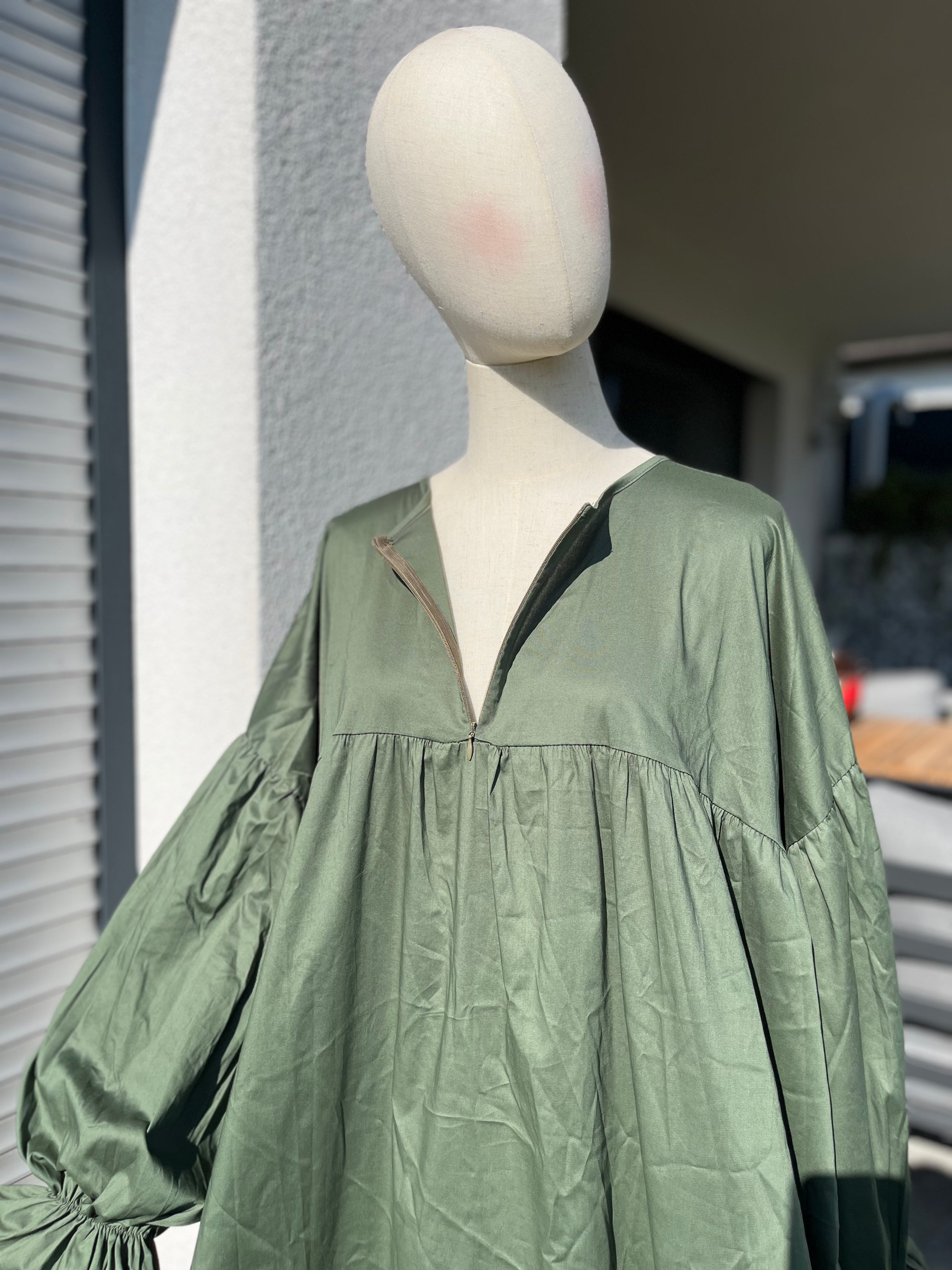 Abaya Popeline (kaki)