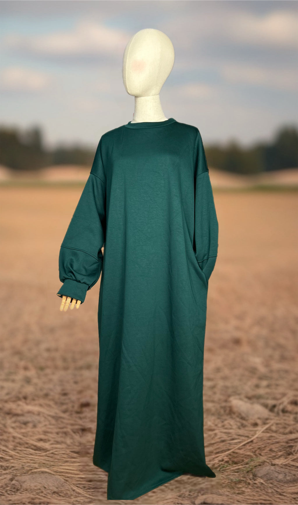 Sweatabaya 1,40m tannengrün