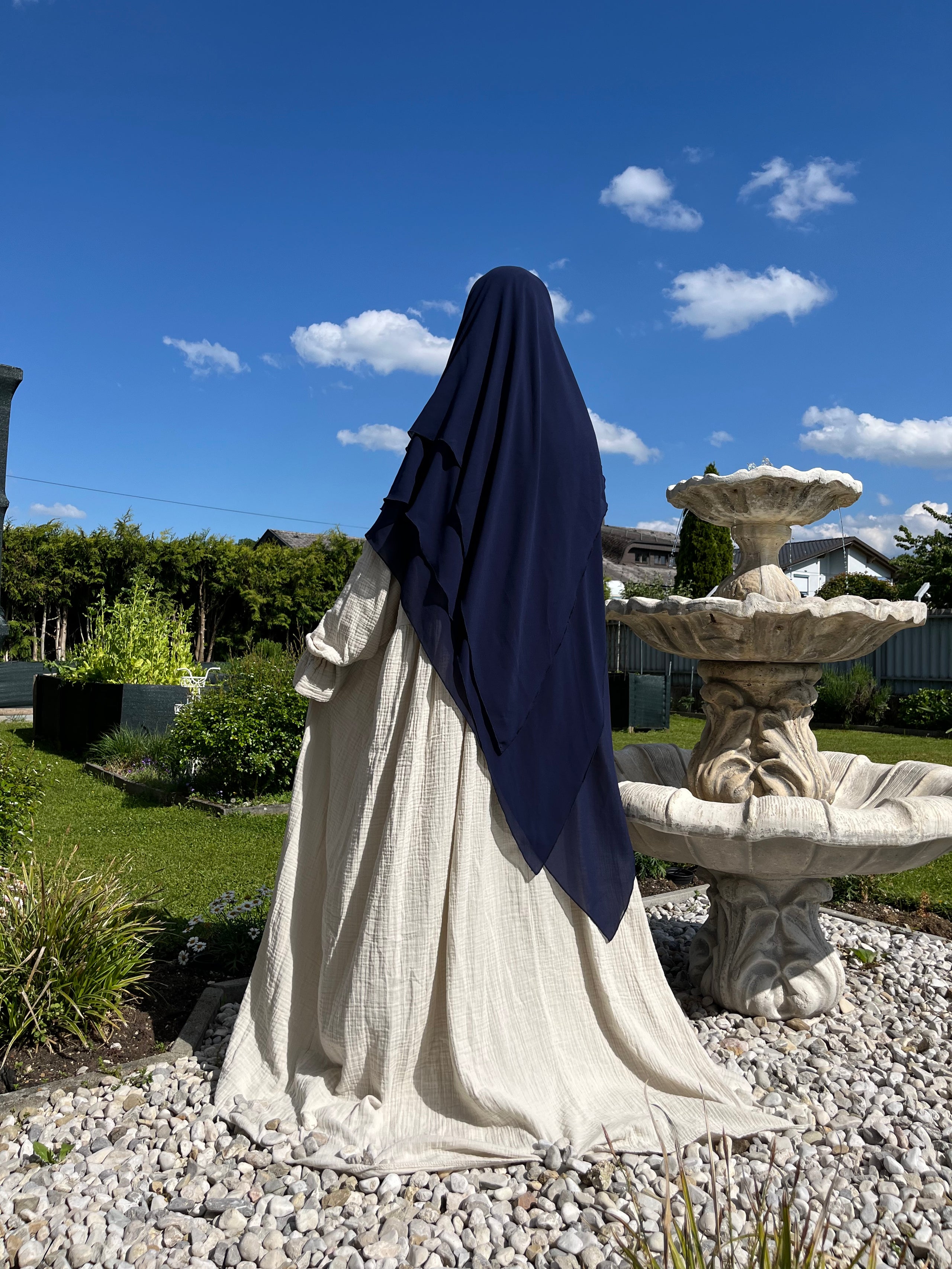 XXL Khimar Dreilagig