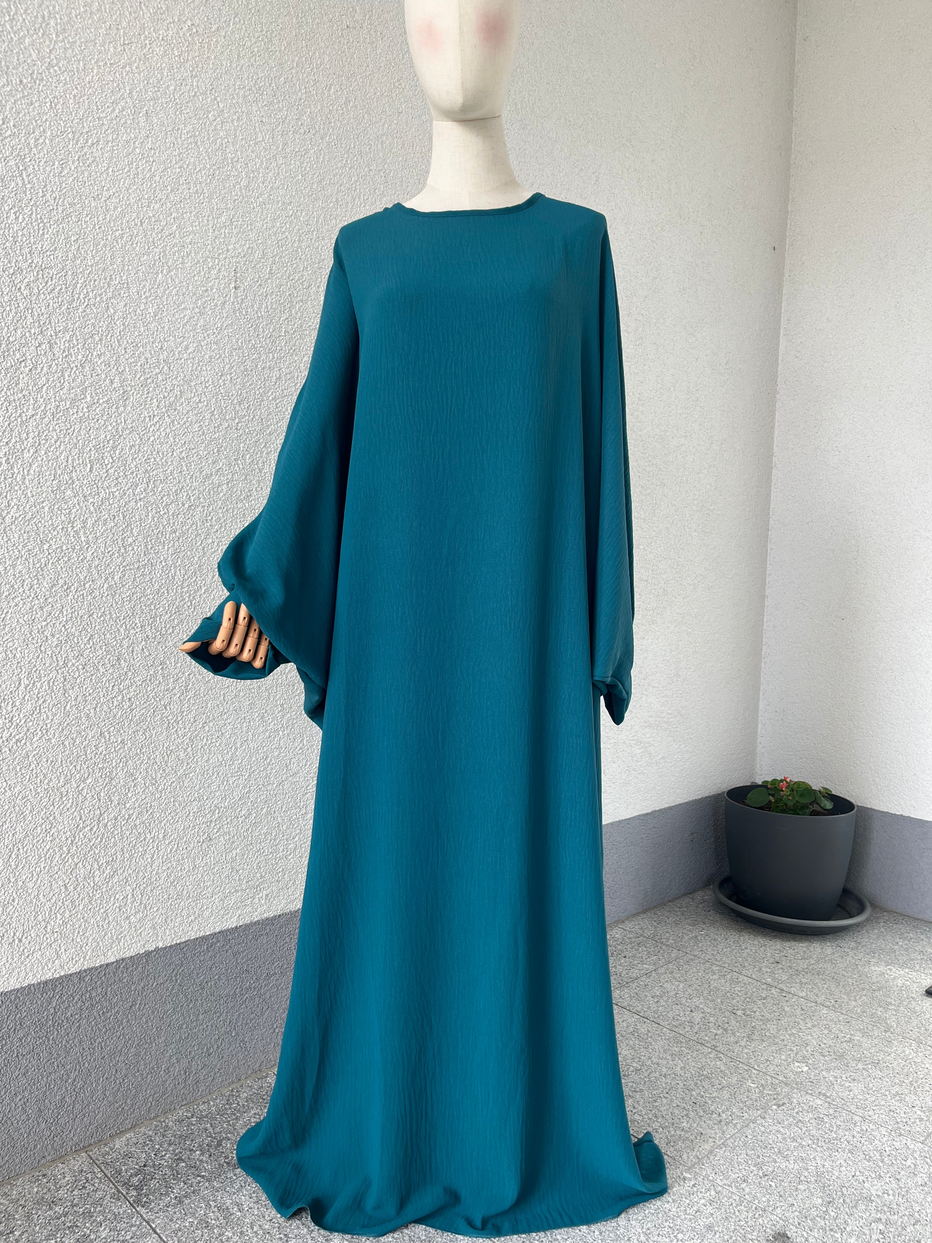 Abaya Farasha (Petrolblau)