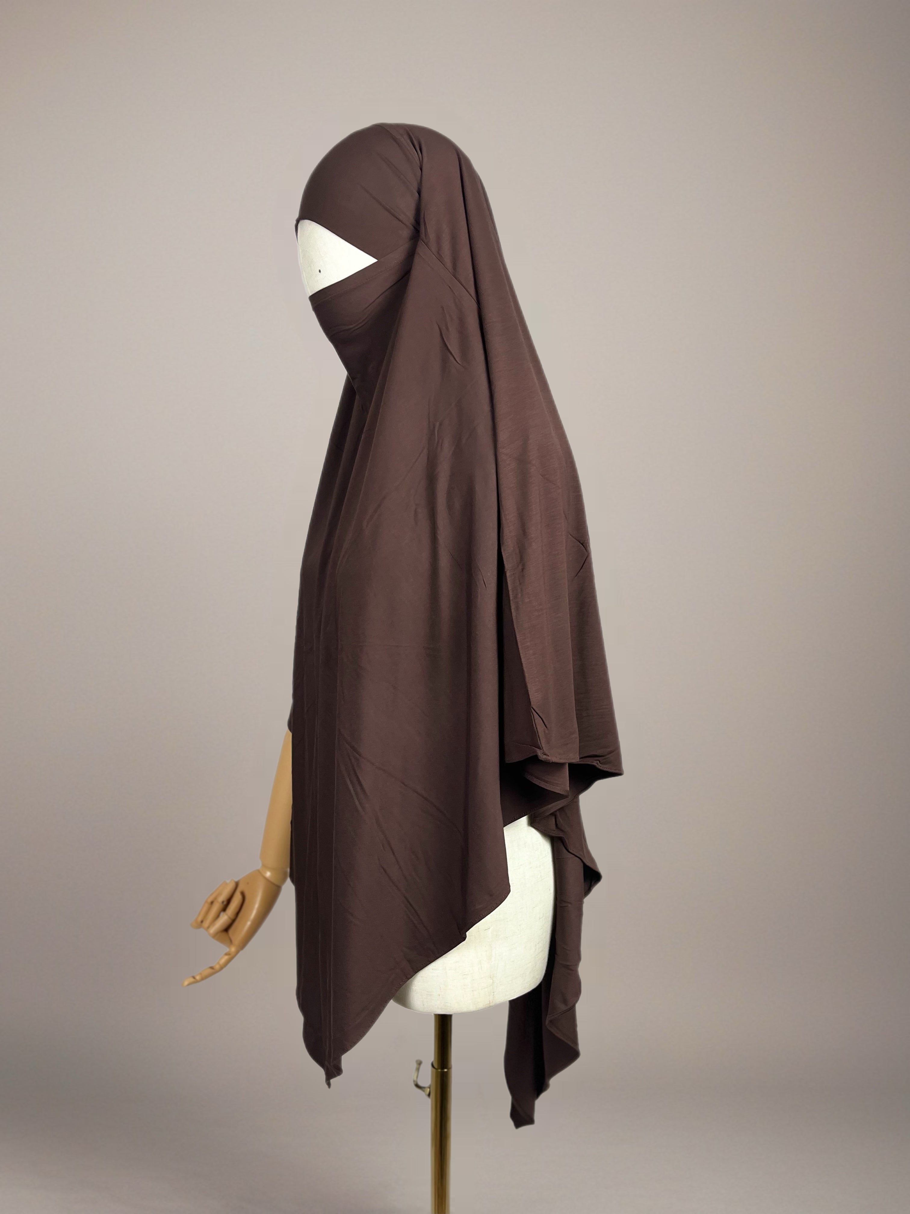 Bamboo Jersey Khimar (mittellang)