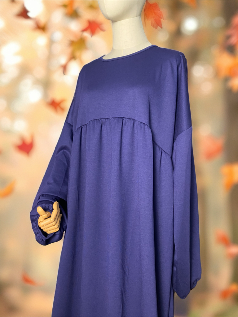 Herbstabaya 1,50m marinenblau