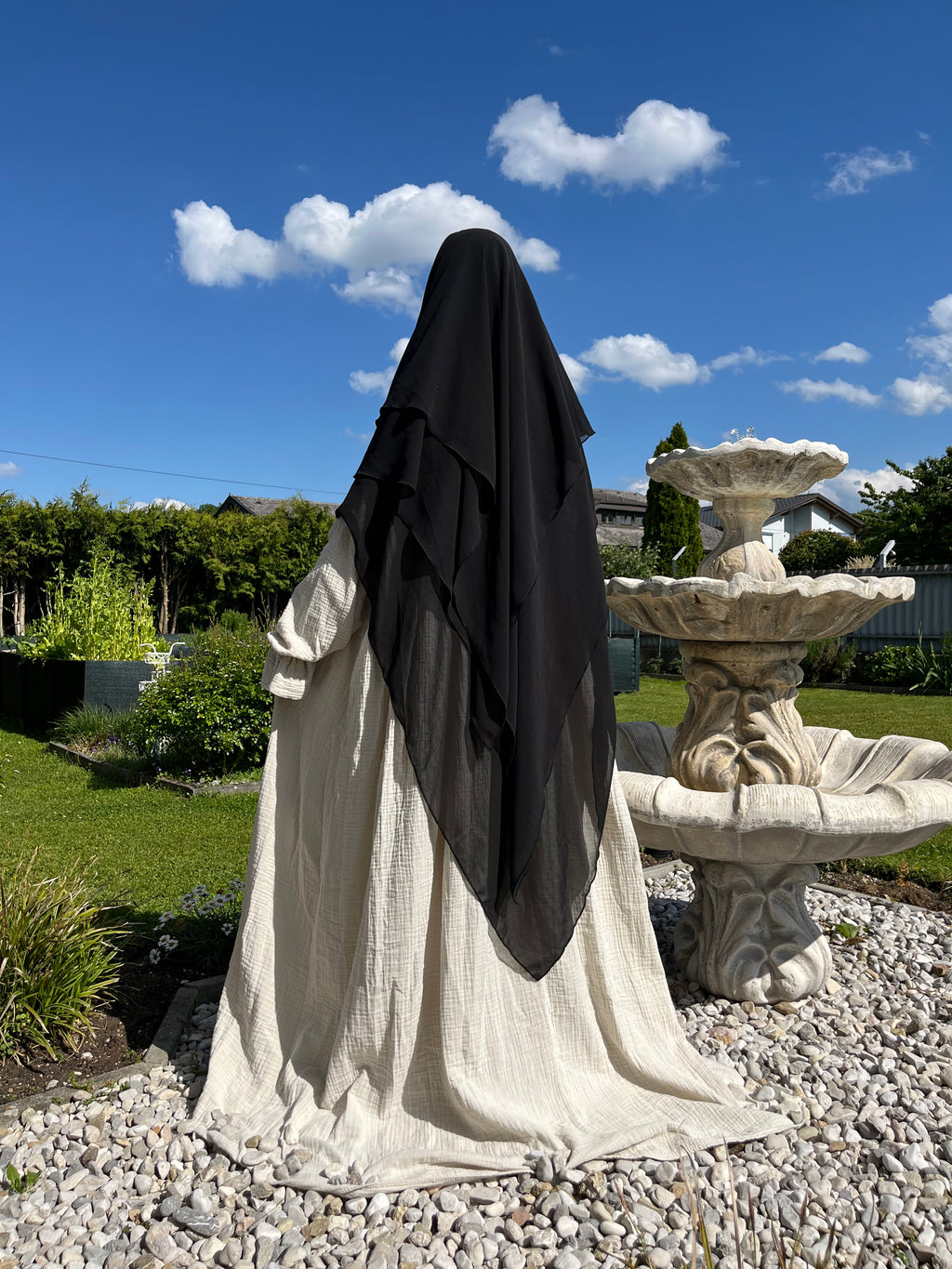 XXL Khimar Dreilagig