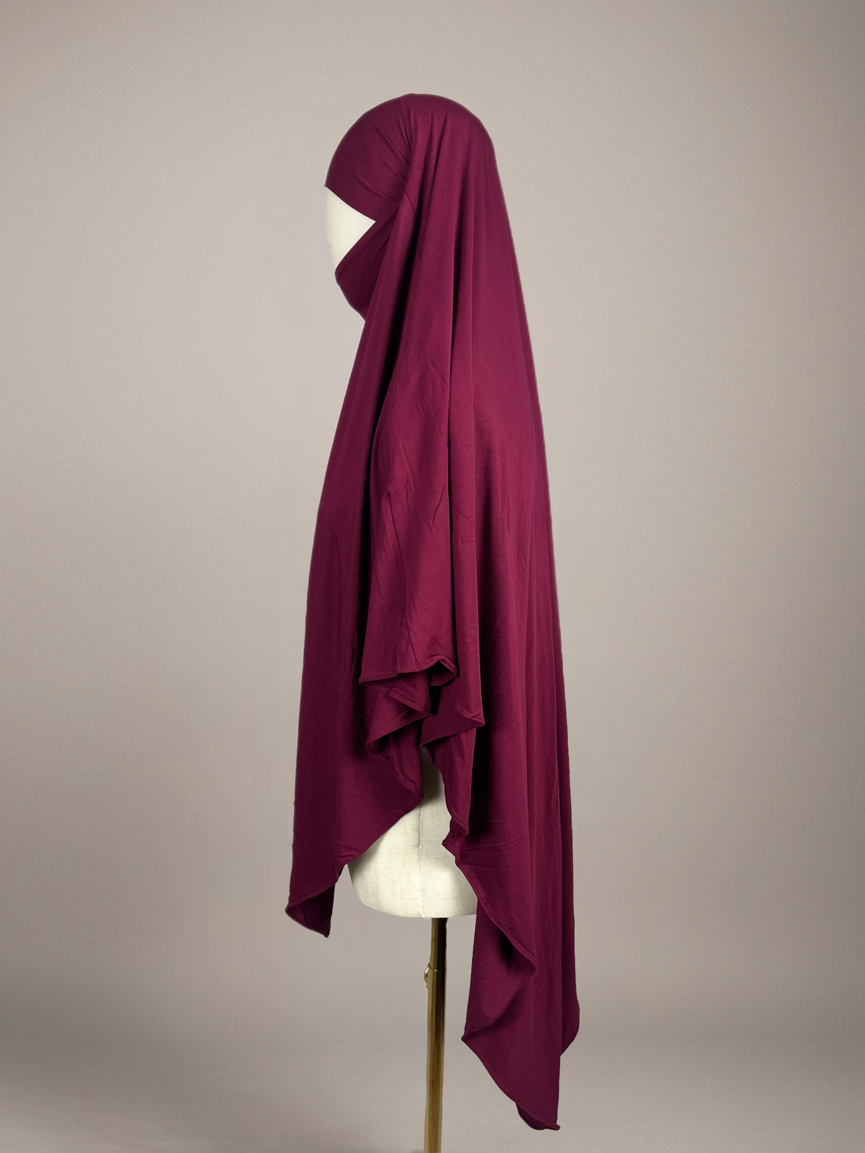 Bamboo Jersey Khimar (mittellang)