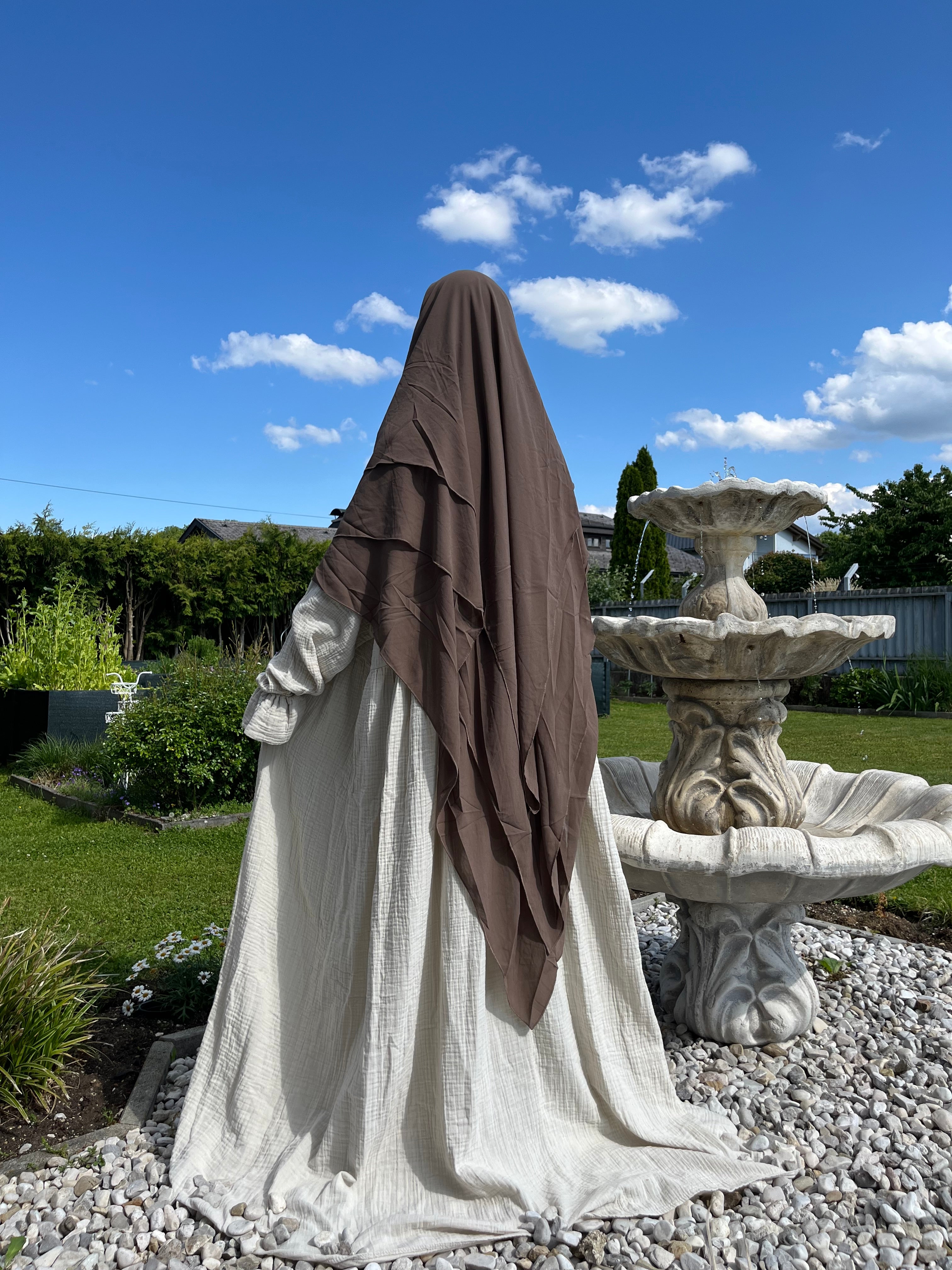 XXL Khimar Dreilagig