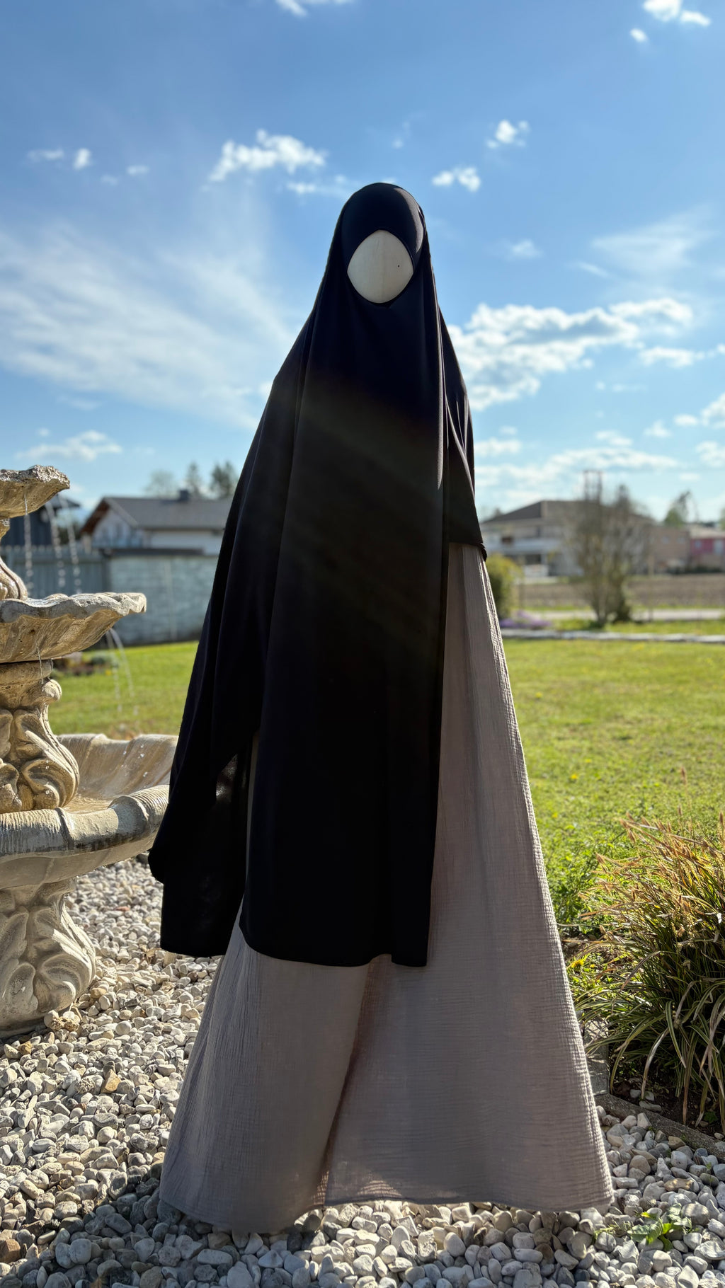 XXL Khimar Amira (schwarz)