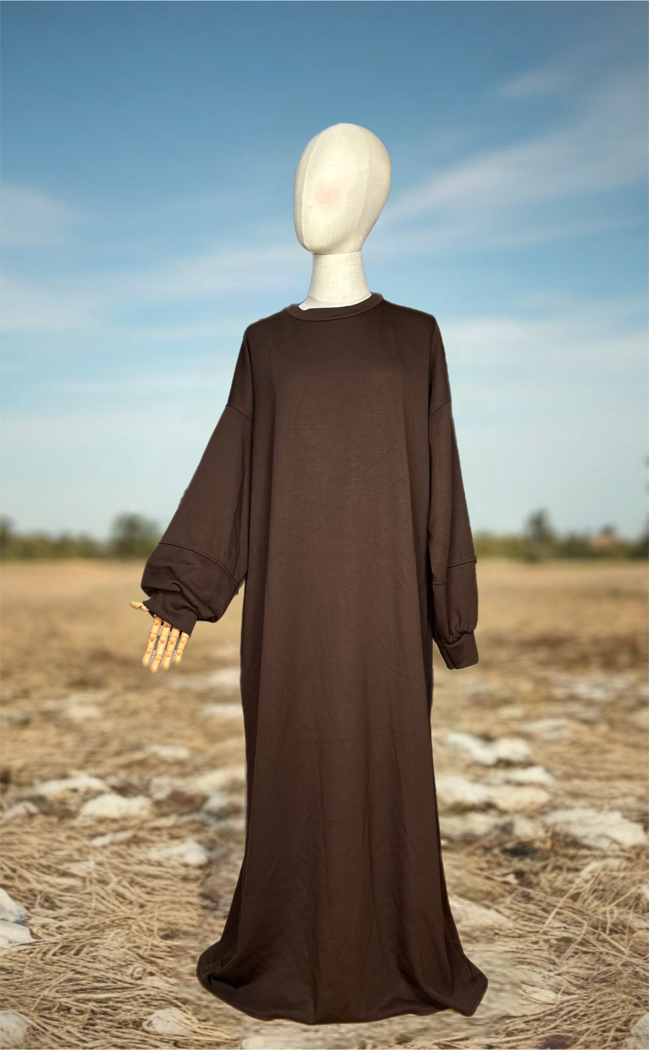 Sweatabaya 1,40m braun